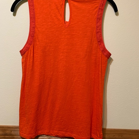Caslon petite XS orange tank style top - Picture 2 of 4